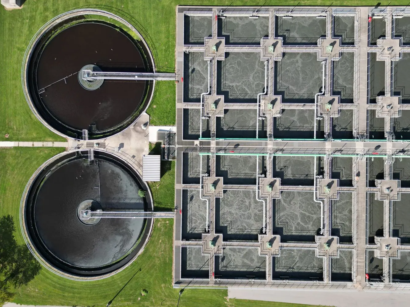 Industrial water treatment facility